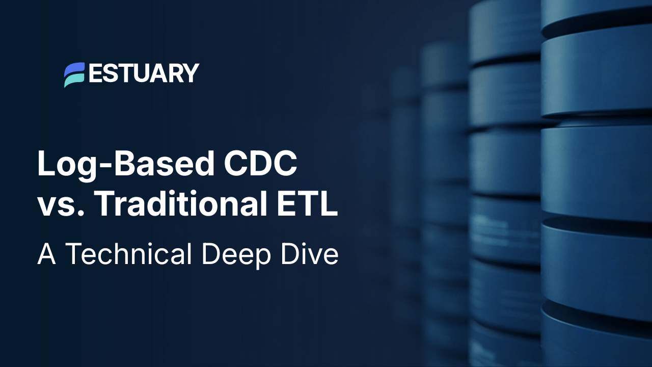 Log-based CDC vs traditional ETL — a deep dive into data pipeline design.