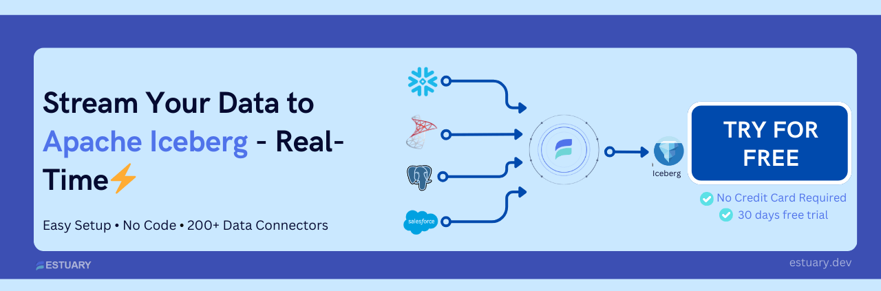 Stream Data to Apache Iceberg