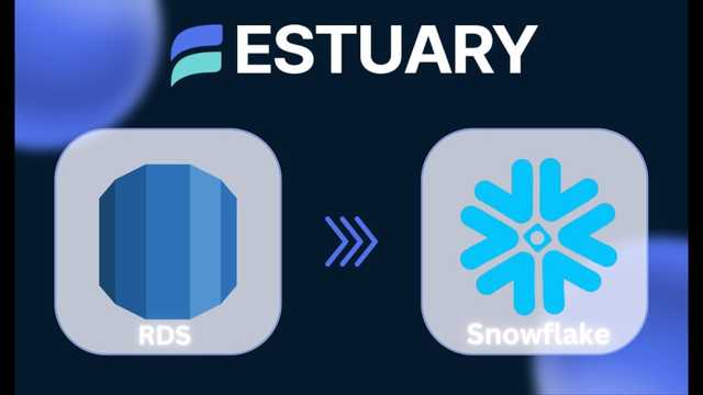 Integrate Amazon RDS and Snowflake with Estuary video thumbnail