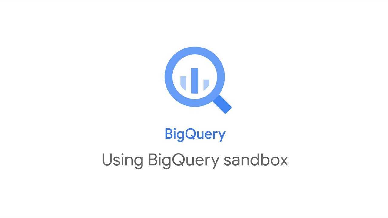 bigquery sandbox cover image