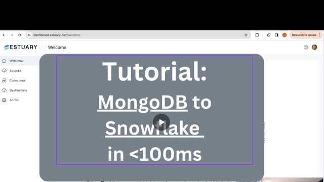 MongoDB to Snowflake in real-time (no Debezium) thumbnail