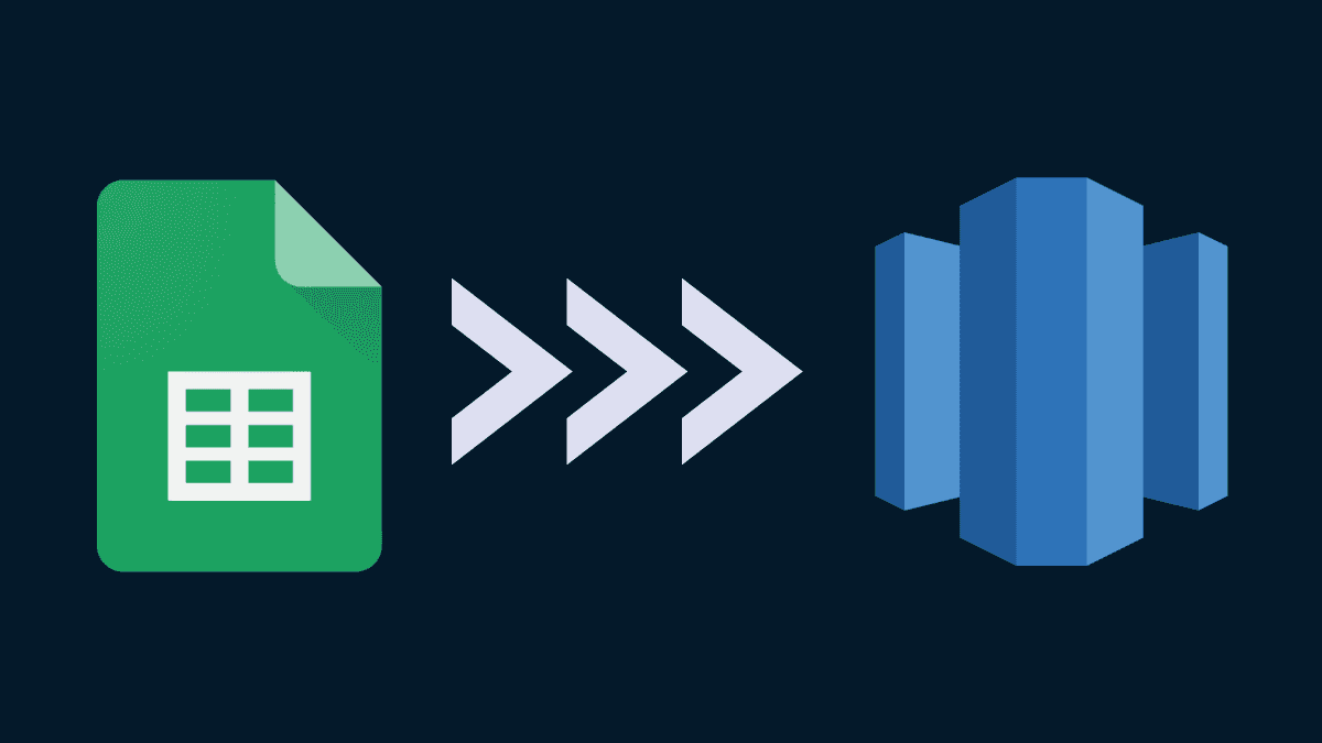 google sheets to redshift