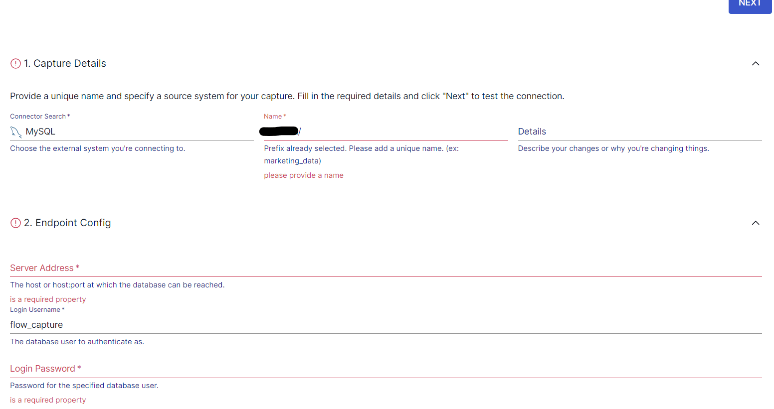 how to migrate a mysql db between two servers - Capture Details